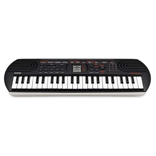 Casio SA-81 Tastiera Portatile A 44 Tasti, Nera/Grigio Chiaro, Con Borsa Da Trasporto Nera - 3