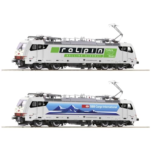 Roco 70732 H0 E-Lok 186 906-4 locomotive detaillee SBB Ralpin courant continu