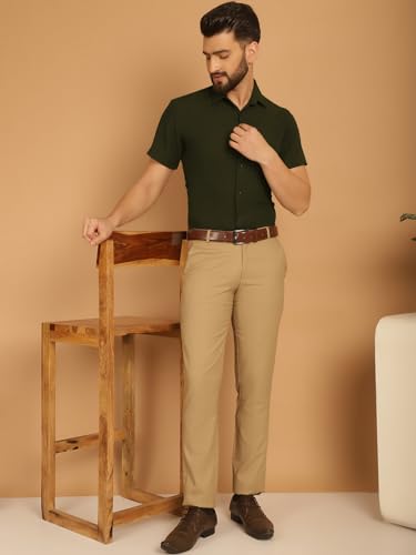 Image of Indian Needle Men's Striped Regular Fit Shirt