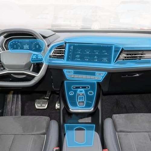 Film TPU anti-rayures Audi Q4 E-tron protection console transparente