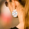 Personalized Baseball Earrings