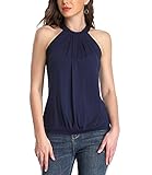 Material: Rayon und Elasthan. Das Material des lässigen Oberteils ist sehr bequem, elastisch und atmungsaktiv.