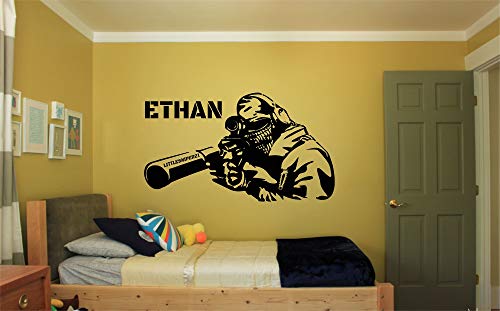 Vinilo decorativo personalizado Sniper Gamer miniatura 2