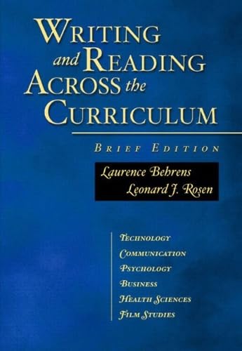 Writing and Reading Across the Curriculum, Brief Edition