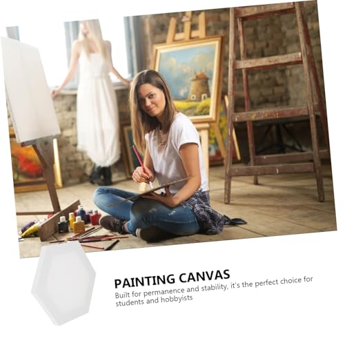 Lienzo hexagonal para pintura acrílica y proyectos DIY creativos 6