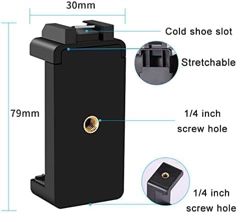 Image of Drumstone (๐๐ ๐๐๐๐ซ๐ฌ ๐๐๐ซ๐ซ๐๐ง๐ญ๐ฒ) Vlogging Kit with Microphone, LED Light & Tripod - Phone Holder Video Rig for Smart Phones, YouTube, TikTok, Live Streaming, Content Creation & Recording