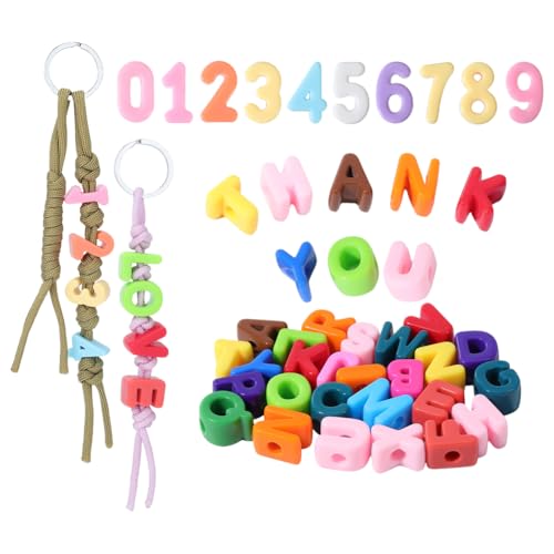 Contenuto della confezione: questo set contiene 72 perline acriliche con lettere e numeri, 26 lettere (2 pezzi ciascuno), 10 numeri (2 pezzi ciascuno). Ogni perlina misura 18,5 – 22 mm di lunghezza, 8,5 – 20,5 mm di larghezza, 12 – 13,5 mm di spessore, foro: 6 – 6,5 mm, copre alfabeto completo e numeri per lavori artigianali