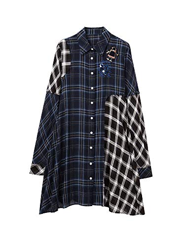 Desigual Women's Vest_Fressia, Navy, Eur 38 #TOP17