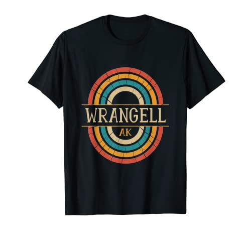 Wrangell Alaska Vintage AK envejecido Retro 70s 80s 90s Camiseta