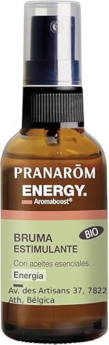 PRANARÔM - Aromaboost Energy Bio - Bruma Energizante - Ambiente Tonificante Anti-​Fatiga - Aceite Esencial Orgánico de Pino Silvestre - 50ml.