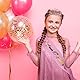 AUXSOUL 10 Geburtstags Schärpe Krone und Kuchendeckel, Rose Gold Kristall Tiara Prinzessin Geburtstagskrone und Schärpe für Geburtstag Party Favor Supplies