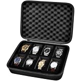Comecase 8-Slot Travel Watch Case