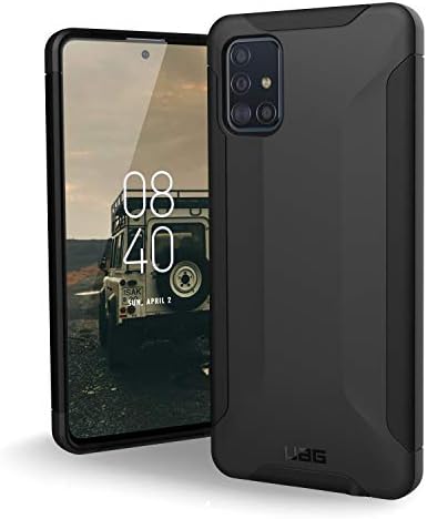 URBAN ARMOR GEAR UAG Designed for Samsung Galaxy A51 Case Scout [Black] Rugged Feather-Light Military Grade Drop Tested Protective Cover