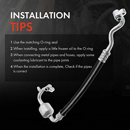 A-Premium A/C Suction Line Hose Assembly Compatible With Lexus Es350 2007-2012 V6 3.5L, Compressor To Evap #TOP5