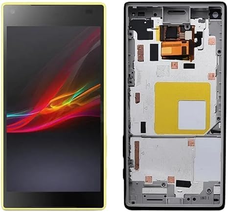 SHOWGOOD for Sony Xperia Z5 Compact 2015 LCD Touch Screen with Frame for SO-02H E5823 E5803 LCD Screen Digitizer (White NO Frame)