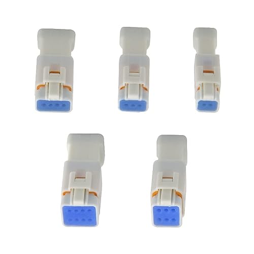 Miniatura 7 de WMYCONGCONG 19 juegos de conectores impermeables de 2 3 4 6 8 clavijas macho y hembra, conectores eléctricos automotrices 24-20 AWG con caja de