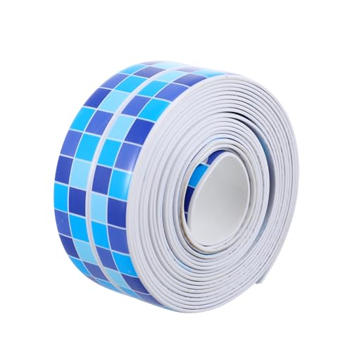 SOLUSTRE Bathroom Caulk Self-Adhesive Pool Water Gap Helper Waterproof Seam Tape Easy to Use 90° Bend 6 Colors