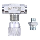 HOLDWELL 3/8' L08 Hydraulic Flow Control Valve STB-G3/8 compatible with Mini Excavator