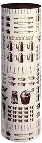 Large Pasta Spaghetti Tin Food Canister Storage Jar Square Container Kitchen (Brown Spaghetti Tin)