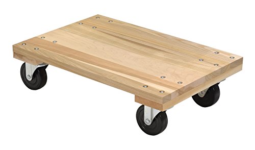 Dolly de madera dura Vestil HDOS-1624-12-NM 24 x 16 x 6.94 pulg miniatura 1