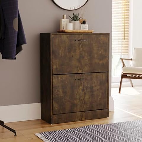 Vida Designs 2 Drawer Shoe Cabinet Storage Cover