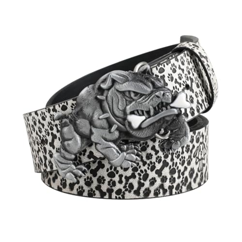 Womens Animal Print Belt, Fashion Ladies Belts for Jeans Pants Women Waist Belts for Dresses,D,115CM/45.3''