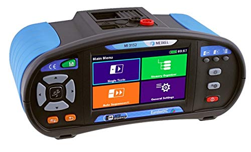 Metrel MI 3152 EurotestXC main menu screen