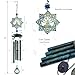 Howarmer Spiritual Wind Chime, Metal Hanging Wind Chimes for Outside Inside, Zen Windchime with Calming Sound for Yard, Balcony, Yoga Room