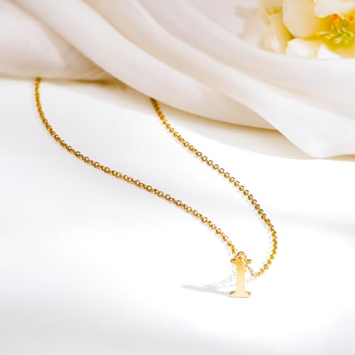 Image of Rubans Demi Fine Stainless Steel Alphabet Pendant CZ Gift for Women & Girls
