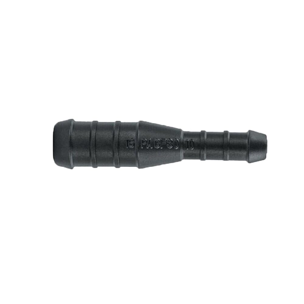 KafTon Straight Reducer Joiner Tubing Plastic Pipe Connector for Garden Water System (16mm x 10mm, 100)