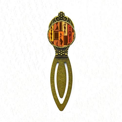 Marque-page bureau étiquette motif aborigène africain cadeau idéal