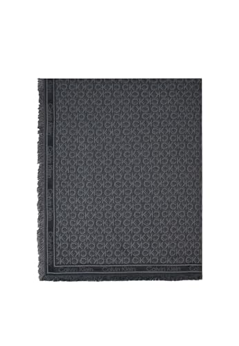 Écharpe Calvin Klein en jacquard de luxe : douceur et style noir