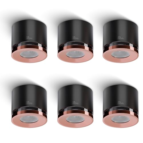 Image of Murphy 3W LED Crystal Surface Mount Light | Warm White | Premium Cylindrical Design | Compact 40mm Height | Efficient Heat Conduction | BIS Approved | 2 Years Warranty | Pack of 6