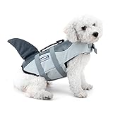 Chaleco salvavidas tiburón para perros