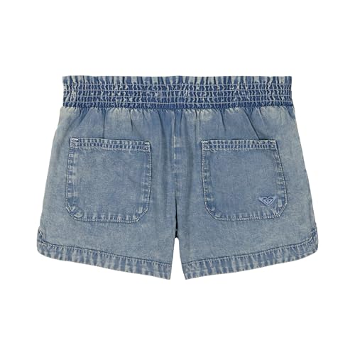 Image of Roxy Girls' Soleil Elastic Waist Shorts, Drawstring Closure, Soft & Comfortable Fit