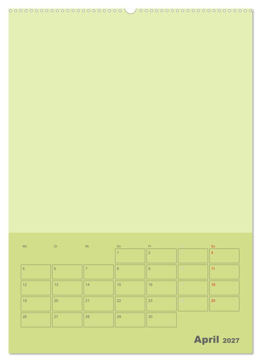 CALVENDO - Bastel Terminkalender (Wandkalender 2027 DIN A2 hoch), Monatskalender: Termine haben wir alle! Dieser Bastel Kalender bietet die Möglichkeit ihn selbst zu Gestallten und Ihren Kreativen Ide