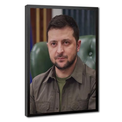 Volodymyr Zelenskyy toile décoration murale pour bureau inspirant