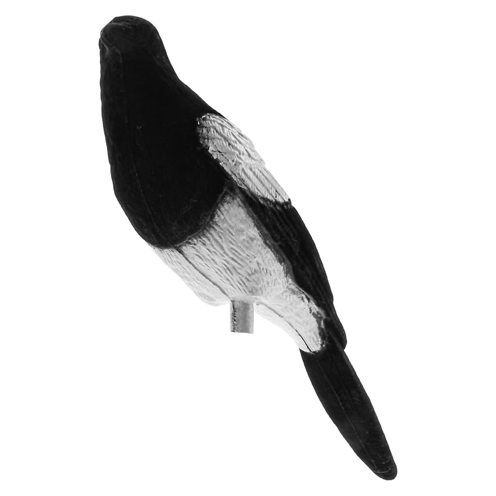 Suoumwa Señuelo De Pájaro 3D Para Caza: Urraca Realista Como Espantapájaros O Decoración De Jardín (2 Uds.)