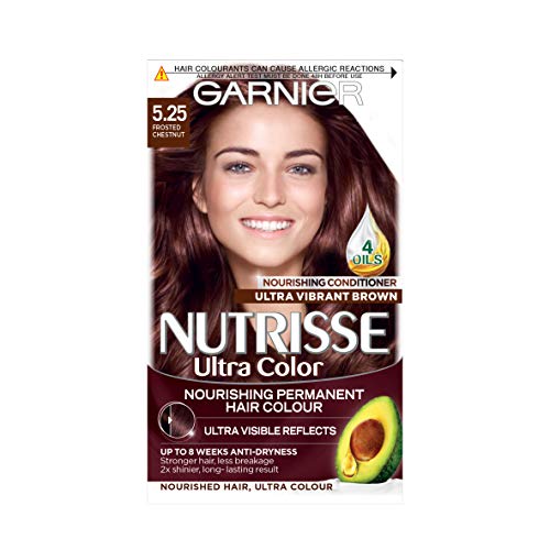 Garnier Nutrisse Ultra Colour Permanent Nourishing Hair Colour 5.25 Frosted Chestnut