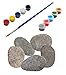 Really Cute Rock Painting-Paint 5 Supersweet Rocks!: Craft Kit for Kids