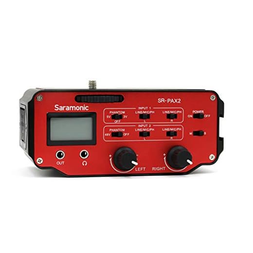 Saramonic SR-PAX2 Audio Mixer Adapter