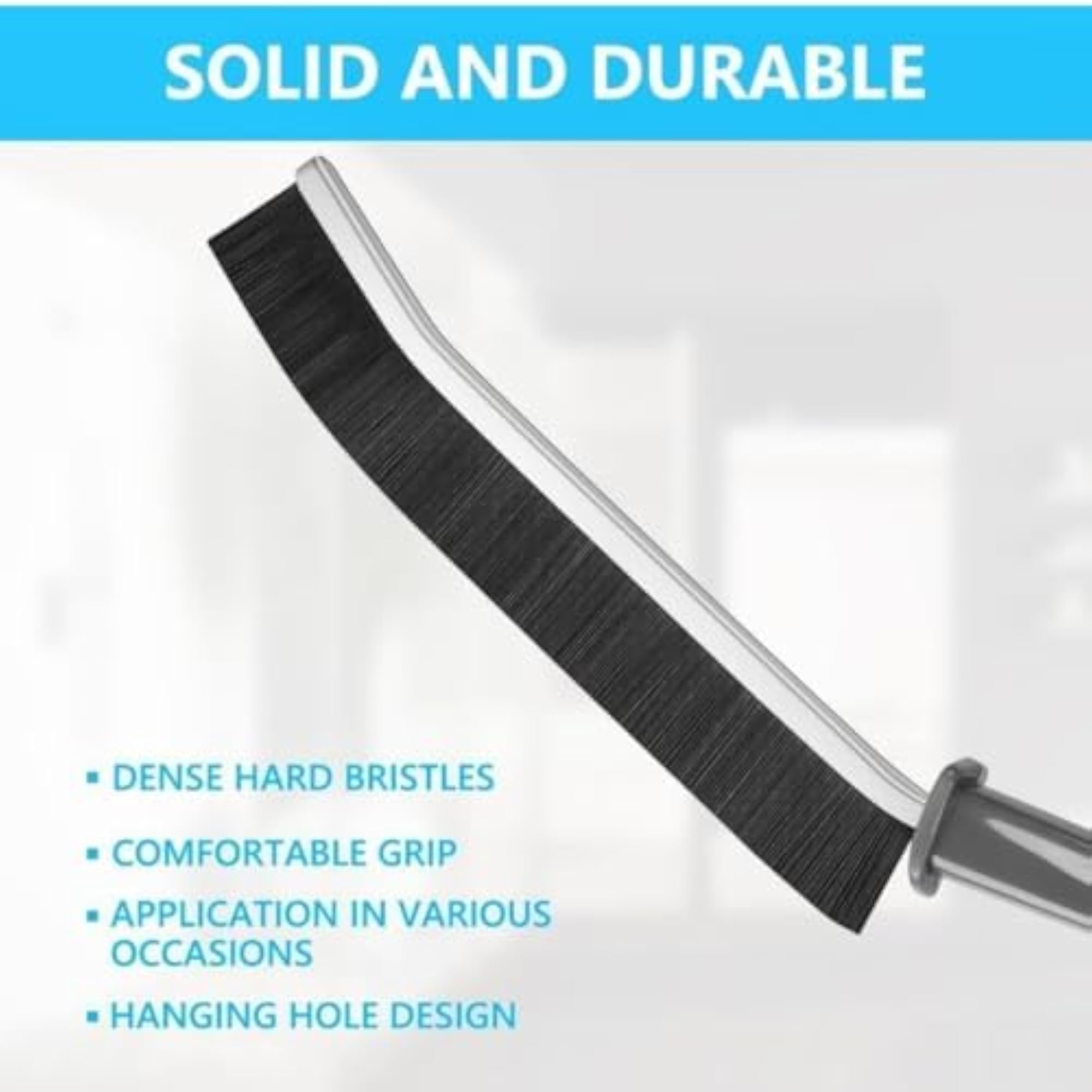 2-in-1 Function Rotating Crevice & Gap Cleaning Brush