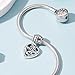 SOUKISS Grandma Heart Charms Authentic 925 Sterling Silver Family Love Mother Gifts Charm for European Bracelet (Best Mom)