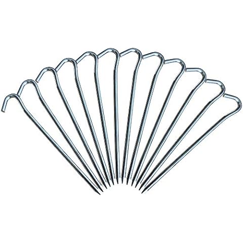 SAFACUS 12 Pack Tent Pegs Aluminium Tent Stakes for Outdoor Camping,Hiking,Awning Cover