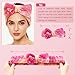 ZMOIVOK 6 Pcs Spa Headband for Washing Face,Skincare Headband with Removable Bow,Furry Face wash Headbands,makeup Headbands for Women,Teen,Girls,Christmas Gifts