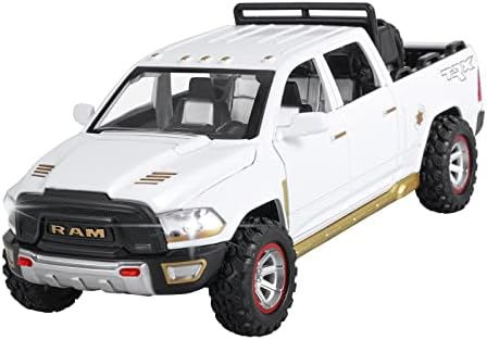 Toy Trucks Dodge Ram Toy Pickup Trucks TRX 1500 Pull Back Diecast Metal Model Trucks for 3 Year Old Boys and up