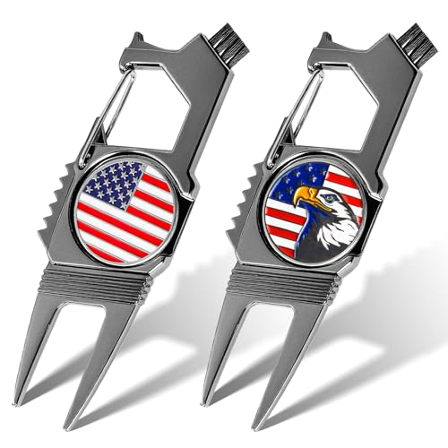 GKandi 7-in-1 Golf Divot Tool with Ball Marker Value 2