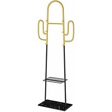 POWHA Coat Rack Freestanding Coat Rac Home Floor Coat Rack Bedroom Creative Vertical Coat Rack Marble Base Suitable Hall Tree Stand Coat Hanger Standing B