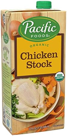 Pacific Foods Organic Chicken Stock, 32oz (Pack of 12)
