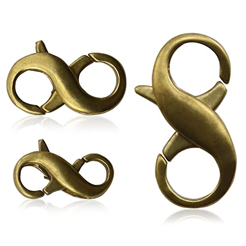 Yyangz 3Pcs Double Opening Lobster Clasp Lock Necklace Connector Diy Jewelry Repair Kit Bracelet Extender Clasps For Bracelet Necklace Jewelry Closing #TOP4